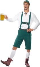 Pánský kostým Oktoberfest, zelený