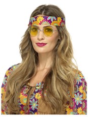 Žluté brýle hippie