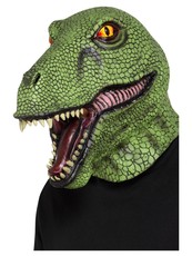 Latexová maska dinosaura