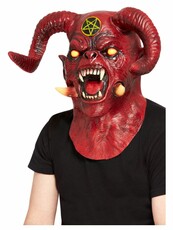 Deluxe ďábel maska (čert)