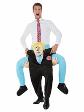 Pánský kostým Boris Johnson piggyback