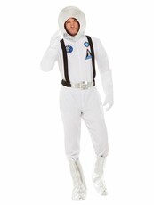Pánský kostým kosmonaut bílý