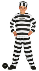 Dětský kostým vězeň (trestanec)