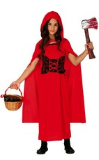 Dívčí kostým Temná Červená Karkulka