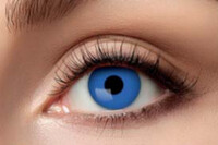 Certifikované týdenní barevné kontaktní čočky nedioptrické, modrý elf 84095241.W54