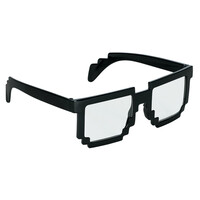 Černé brýle s pixely