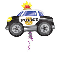 Fóliový balónek auto policie 60 cm x 45 cm