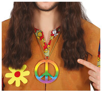 Hippie náhrdelník, barevný