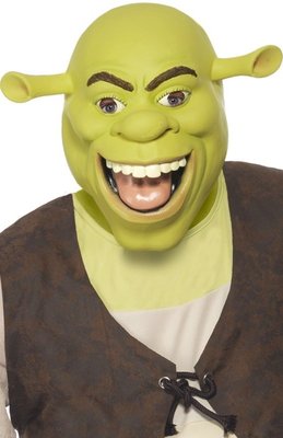 Latexová maska Shrek (II. Jakost)
