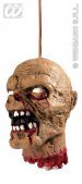 Dekorace useklá hlava pověšená-zombie