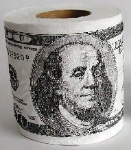 Toaletní papír Dolary