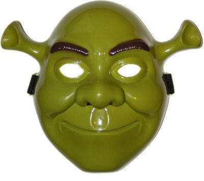 Maska Shrek, plastová