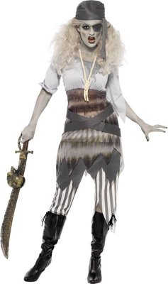 Dámský kostým na halloween Duch pirátky