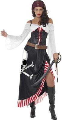 Dámský kostým Smyslná pirátka - Velikost M 40-42 (II. Jakost)