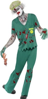 Pánský halloween kostým Zombie paramedic