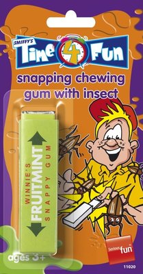 Žvýkačka pastička s hmyzem