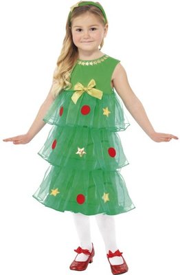 Dívčí kostým Vánoční stromek