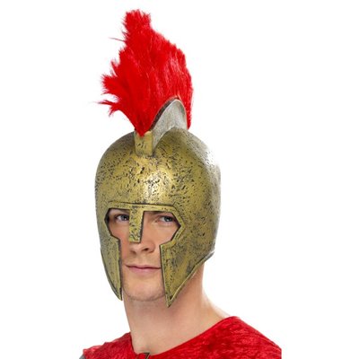 Gladiátorská helma Perseus zlatá