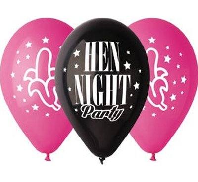 Balónky Hen Party- Hen night 5ks