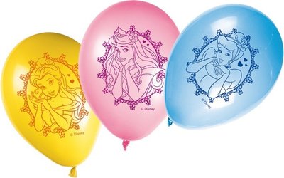 Balónky princezny 8ks