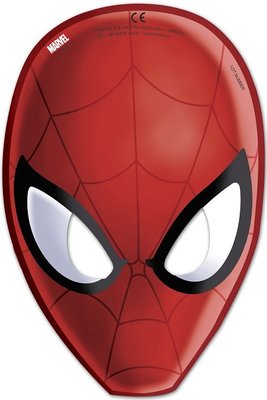 Papírové masky Spiderman 6ks