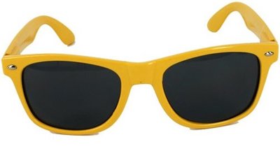 Retro sluneční brýle žluté