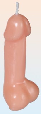 Svíčka ve tvaru penisu