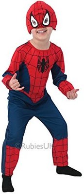 Chlapecký kostým spiderman s látkovou maskou