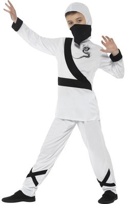 Dětský kostým bílý ninja