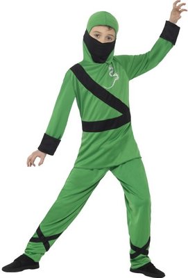 Dětský kostým zelený ninja
