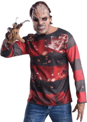 Sada Freddy Krueger (maska, tričko, rukavice)