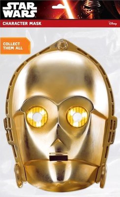 Papírová maska C-3PO Star Wars