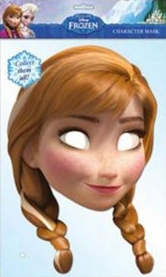 Papírová maska Frozen/Ledové království - Anna