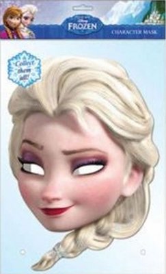 Papírová maska Frozen/Ledové království - Elsa