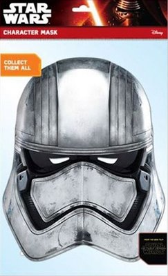 Papírová maska na tvář Star Wars - Captain Phasma