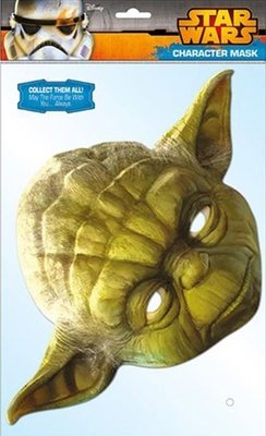 Papírová maska Star Wars - Yoda