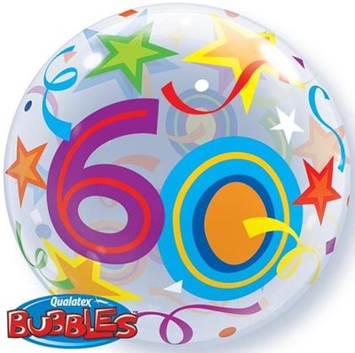 Fóliový balónek s číslicí 60, rozměr 56cm