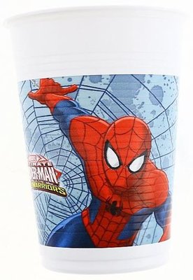 Plastové kelímky 8ks, Spiderman