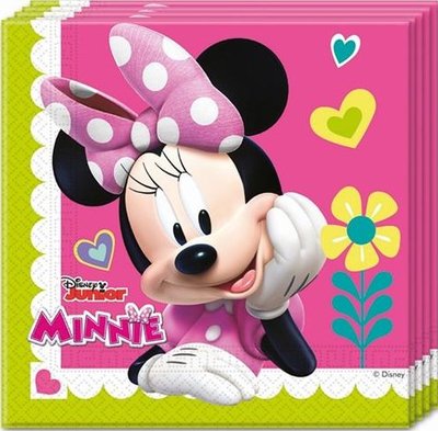 Ubrousky 33x33cm, 20ks, Minnie Mouse