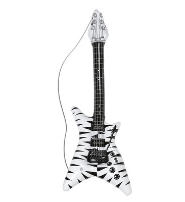 Nafukovací kytara "zebra"
