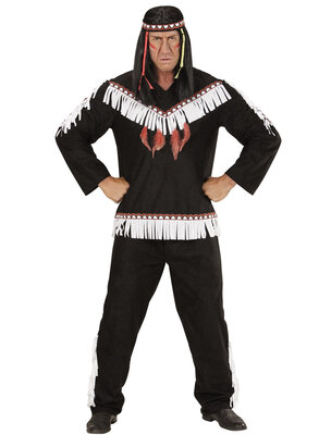 Pánský kostým černý indián