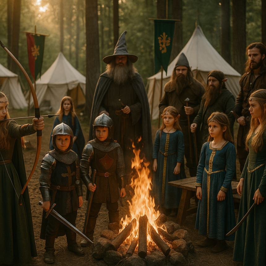 Rytíři, elfové i princezny – středověký tábor volá!