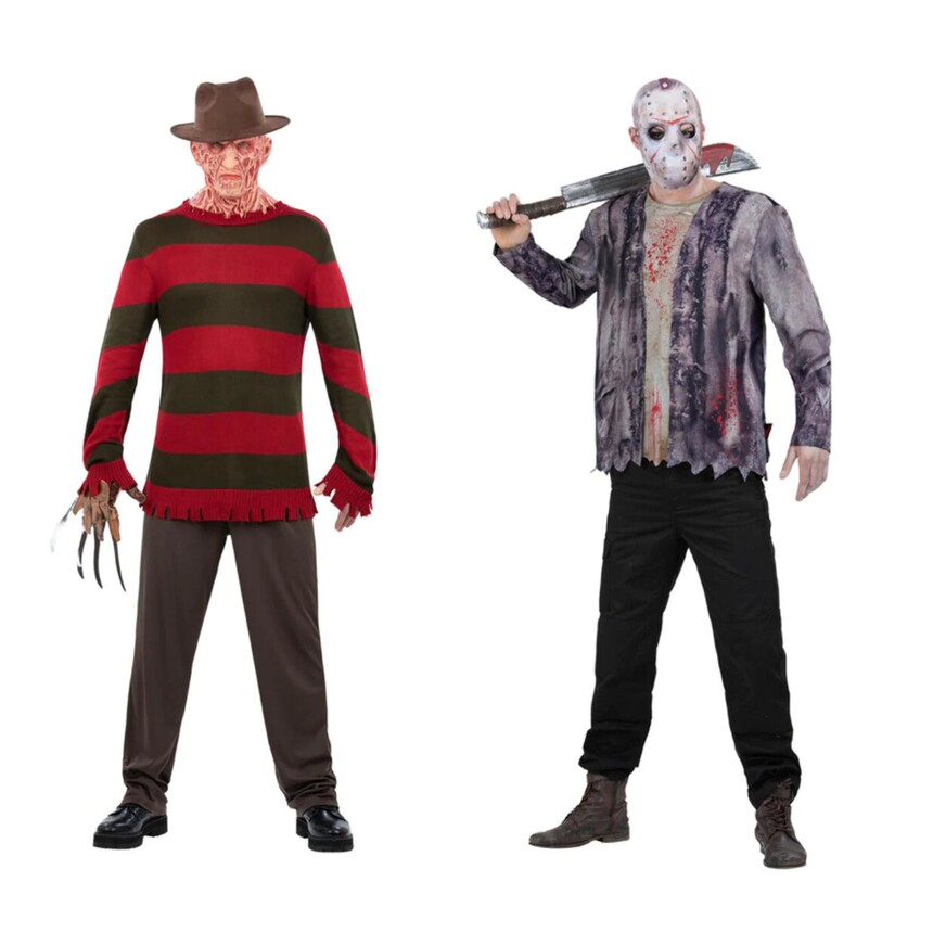 Kostýmy vhodné na hororovou nebo halloweenskou party.