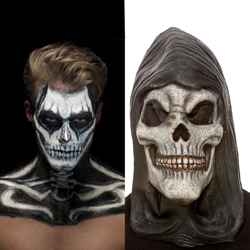 Maska je stejně působivá jako líčení.