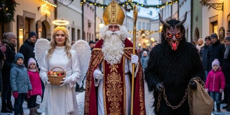 Proč právě Mikuláš, čert a anděl chodí spolu?