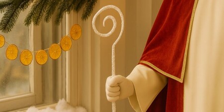 DIY Mikulášská hůl z drátku a alobalu