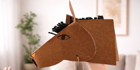 DIY Papírová maska koně