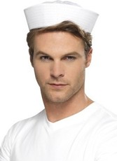 Čepice americký námořník (bílá)