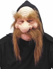 Maska trpaslík zlatokop s kapucí