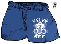 Trenýrky Velký šéf, modré